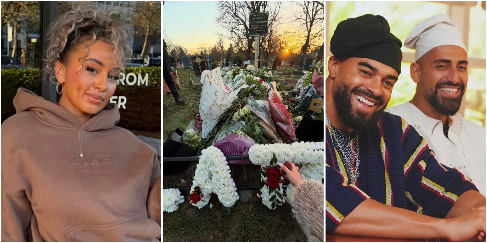 Lady who attended Anthony Joshua’s friends’ funeral reveals what appeared in the sky at their graveside