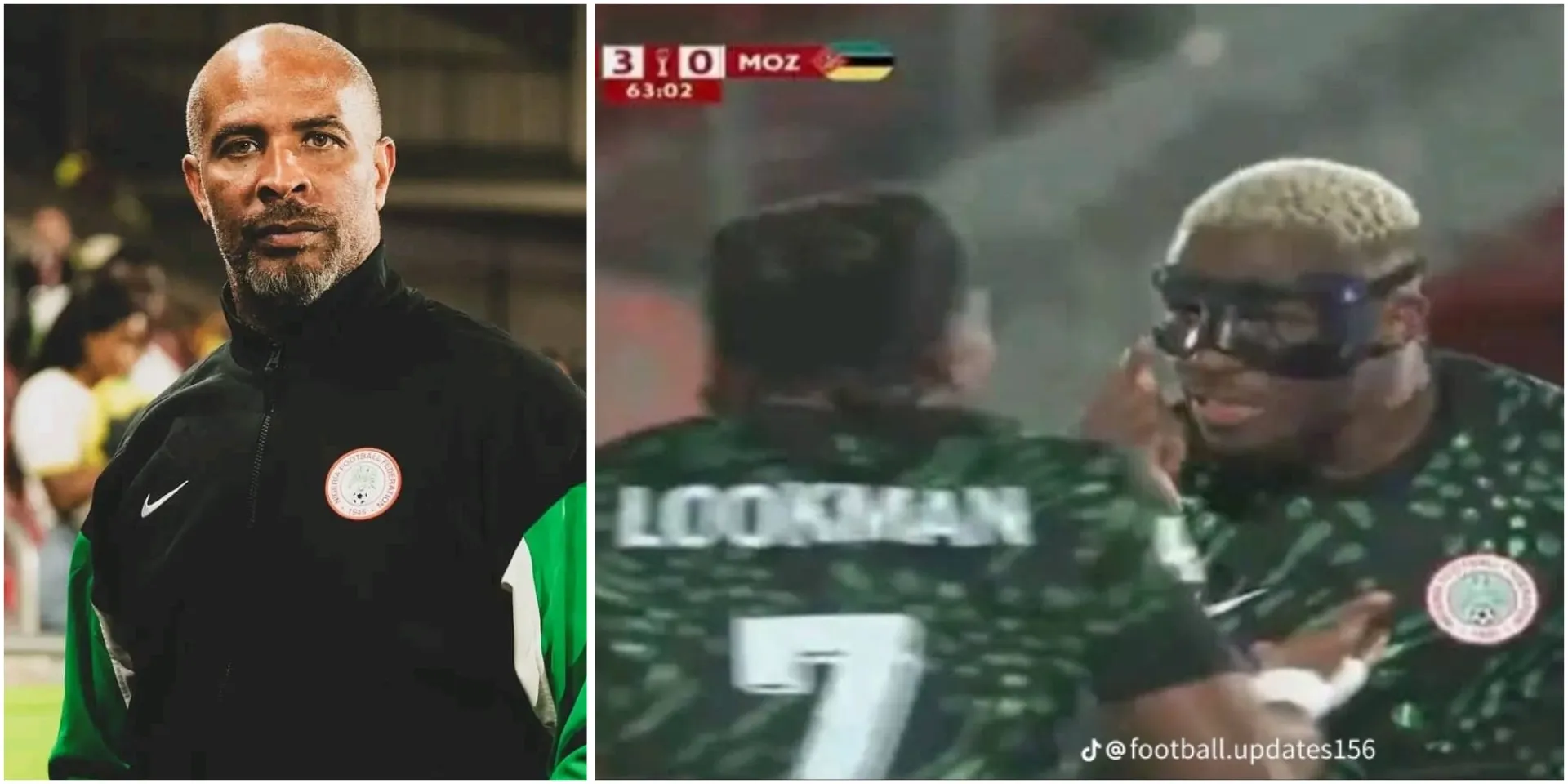 “I too like this man”: Super Eagles’ coach, Eric Chelle’s unexpected reaction to Osimhen-Lookman clash trends (Video)