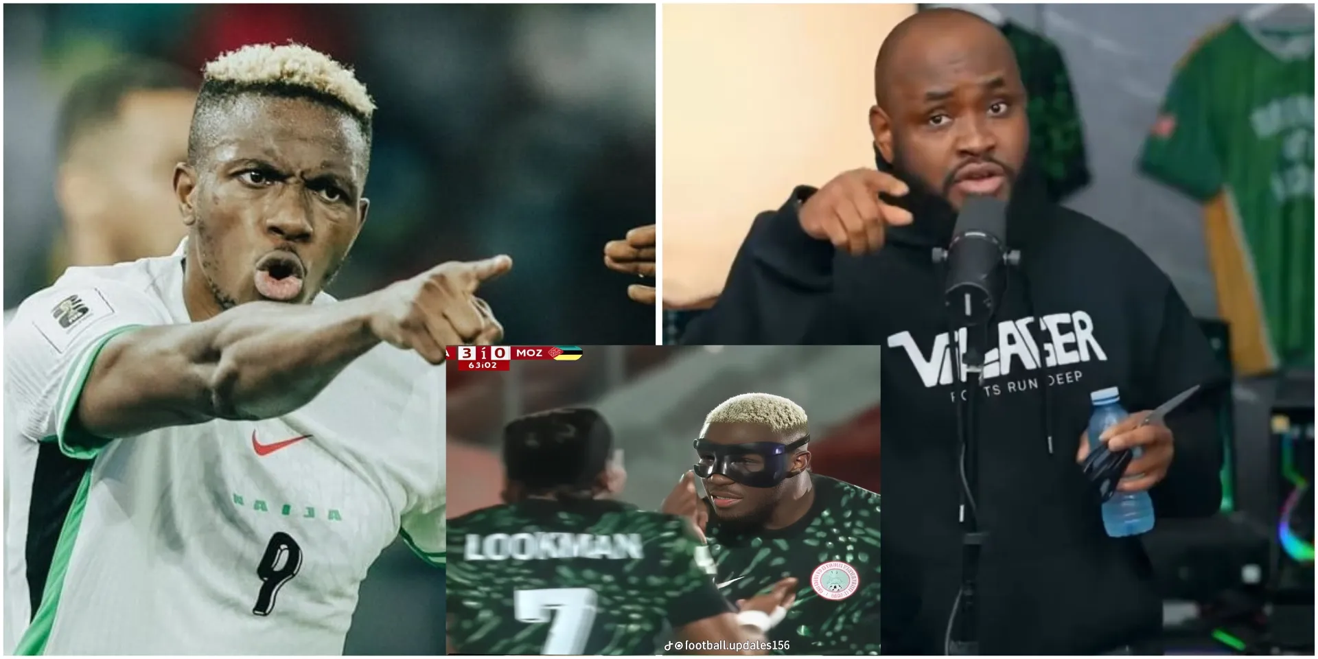 “This guy sef” – Victor Osimhen takes strong action against football content creator, Bi Bernard after he criticized his behaviour towards Lookman (Video)