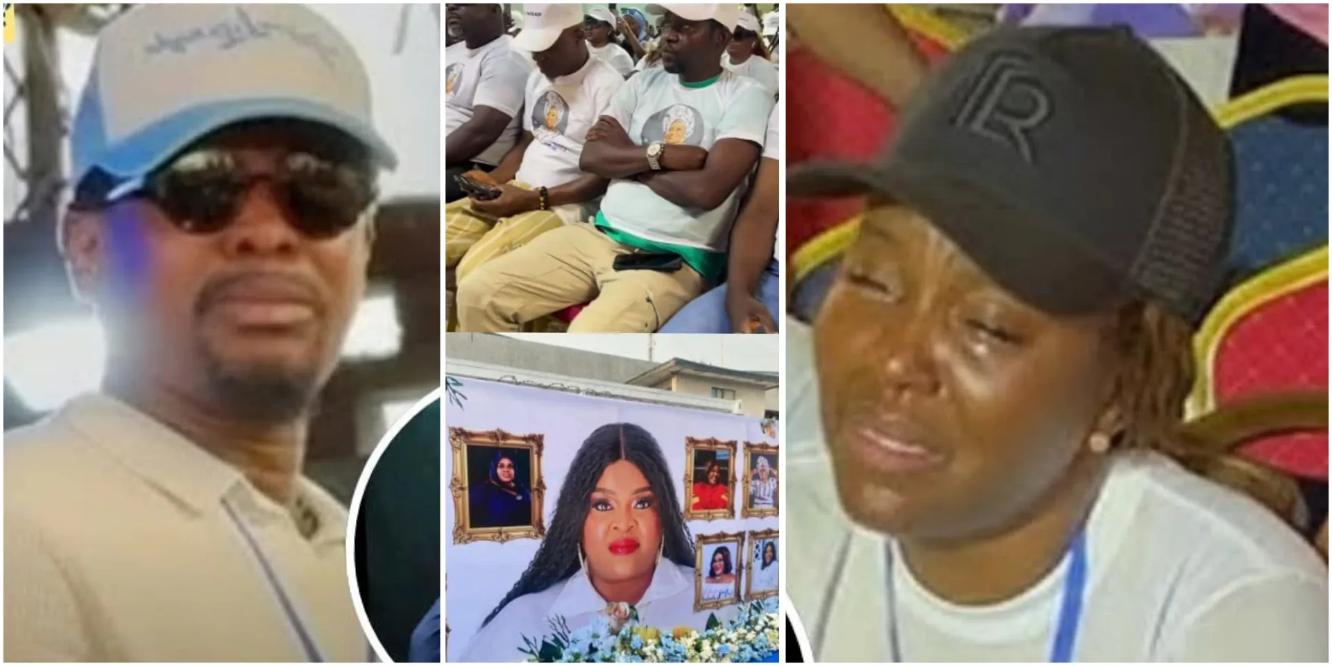 “I was nothing”: Tears flow as Rotimi Salami, Biola Bayo share unheard secrets at Allwell Ademola’s service of songs (Video)