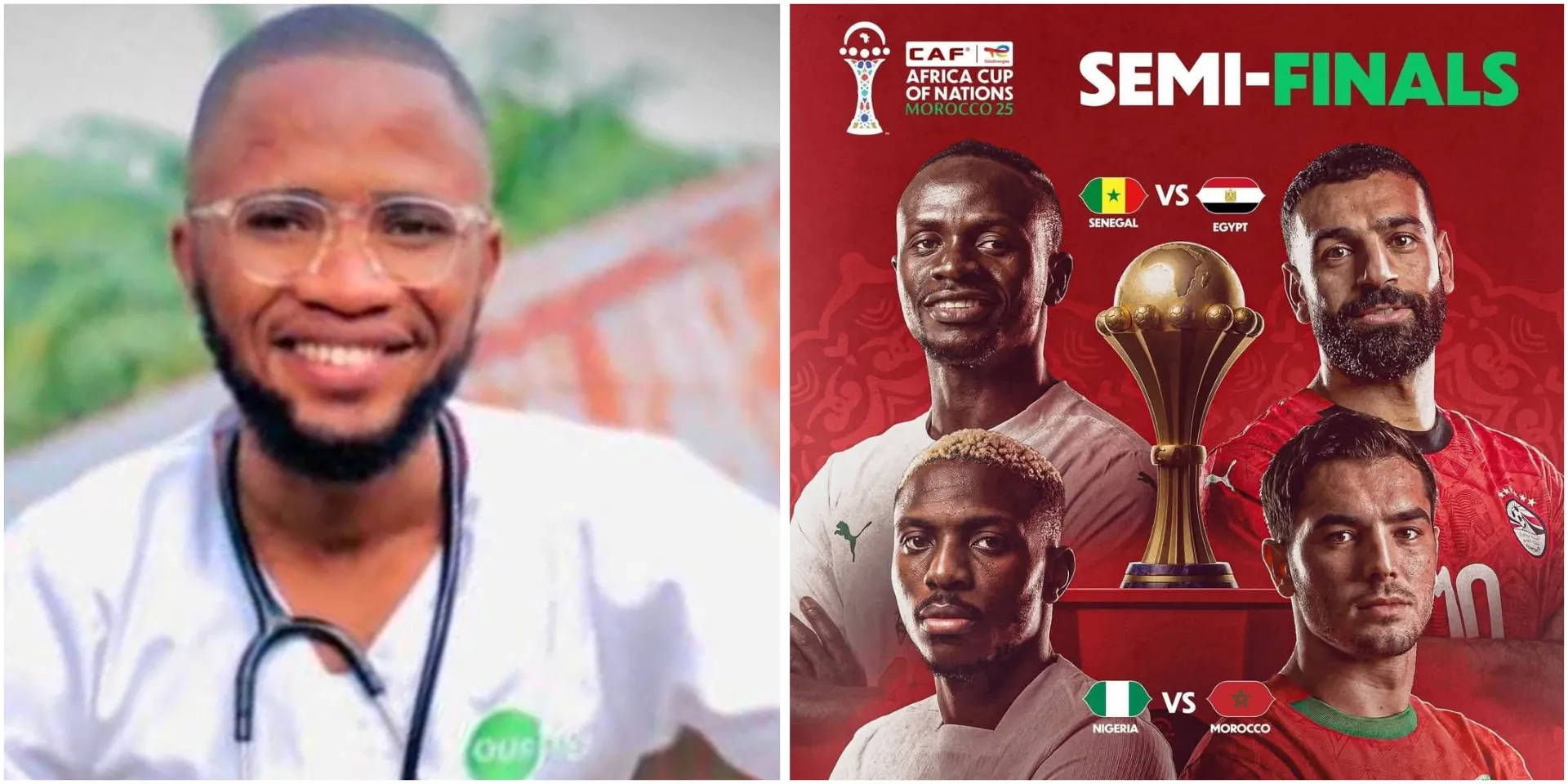 #AFCON: Man with 17 correct predictions speaks on result of Nigeria vs Morocco, Senegal vs Egypt matches