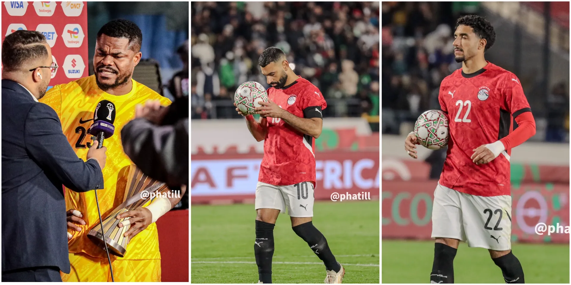 Stanley Nwabali reacts after saving Salah, Marmoush penalties as Nigeria clinch bronze medal