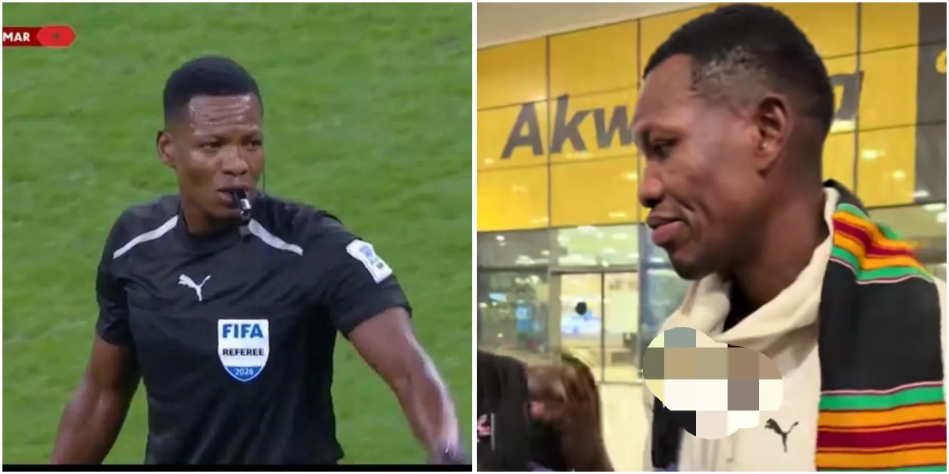 “Imagine what he’s saying” – Ghanaian referee finally reacts to claims of being against Nigeria during Morocco match (Video)