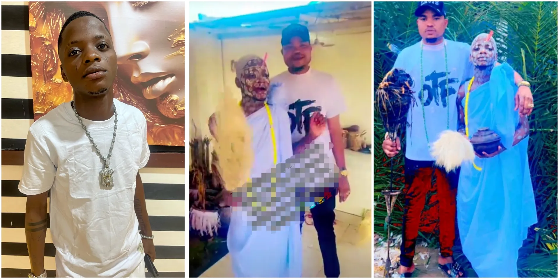 “He was too young for all these” – Old video of Destiny Boy undergoing initiation resurfaces online, netizens react (Video)