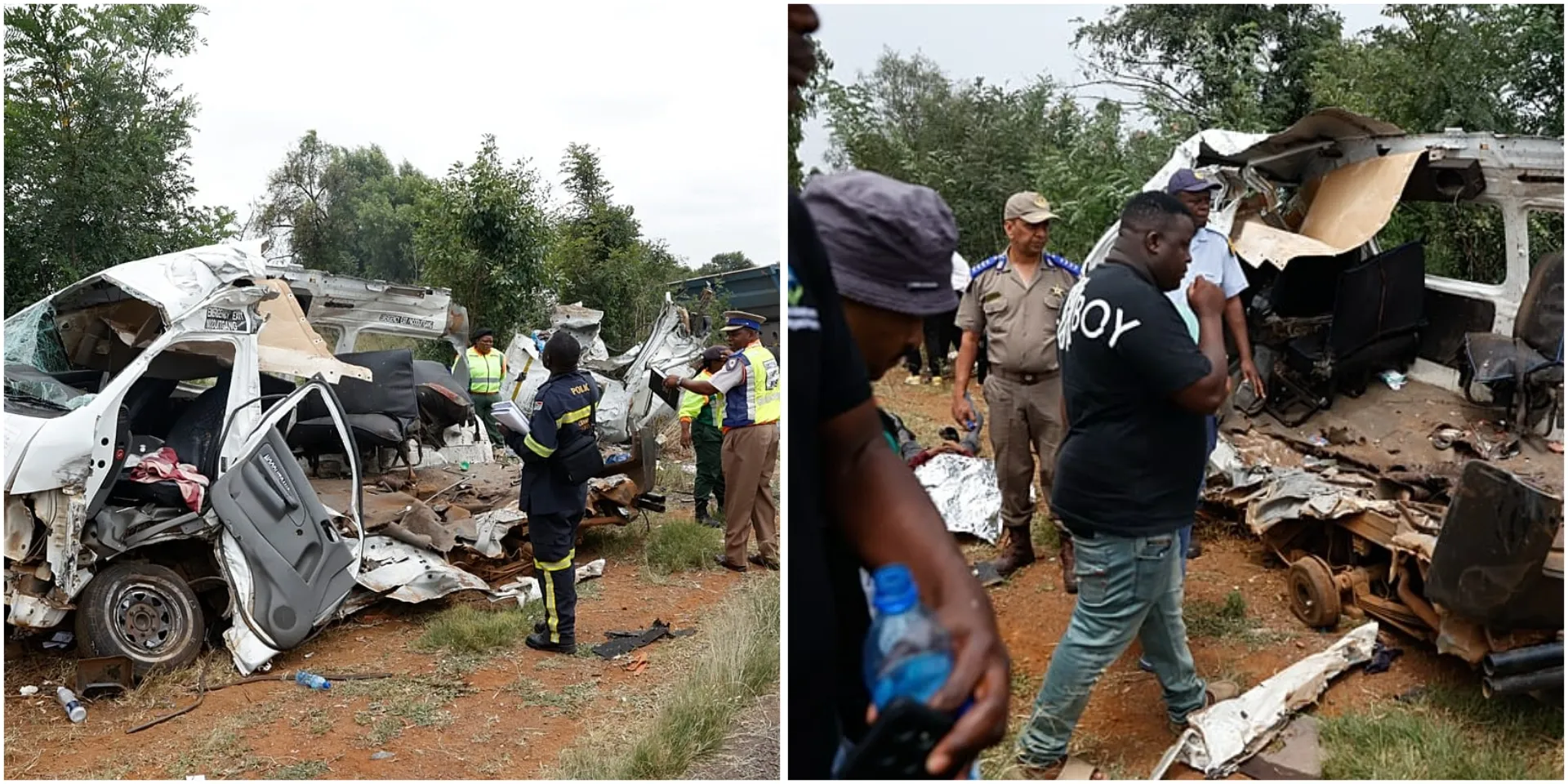 13 Children instantly lose their lives as school bus crashes into truck