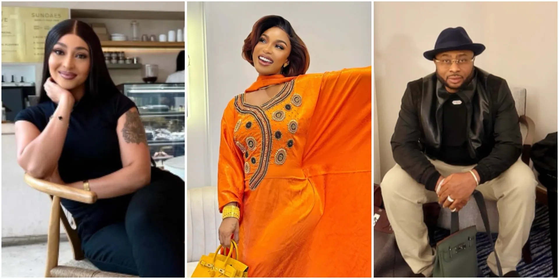 “You don’t have peace again” – Netizens drag Rosy Meurer over new post amid Tonto and Churchill’s reconciliation (Video)