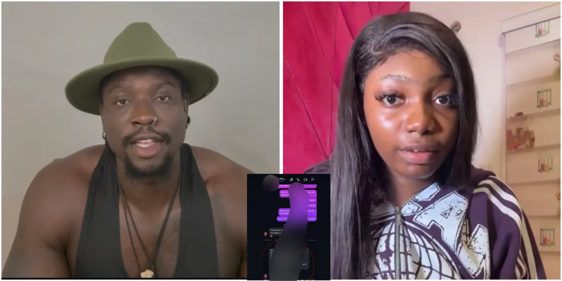 “He dey always get correct info”: Chat surfaces as VeryDarkMan reacts to alleged bedroom video saga of TikTok star, Ivana Wahala (Screenshot)