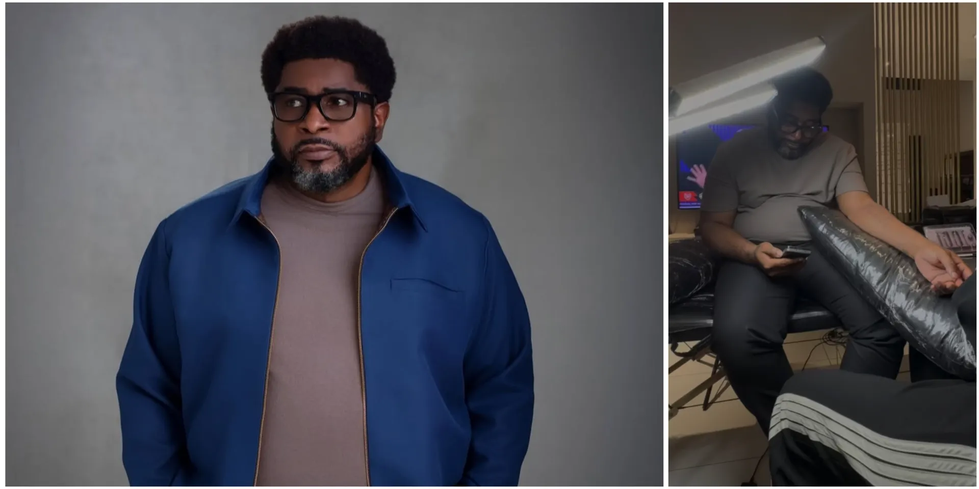 “Nah tattoo be this abi wetin?” – Pastor Kingsley Okonkwo’s recent appearance gets people talking (Video)