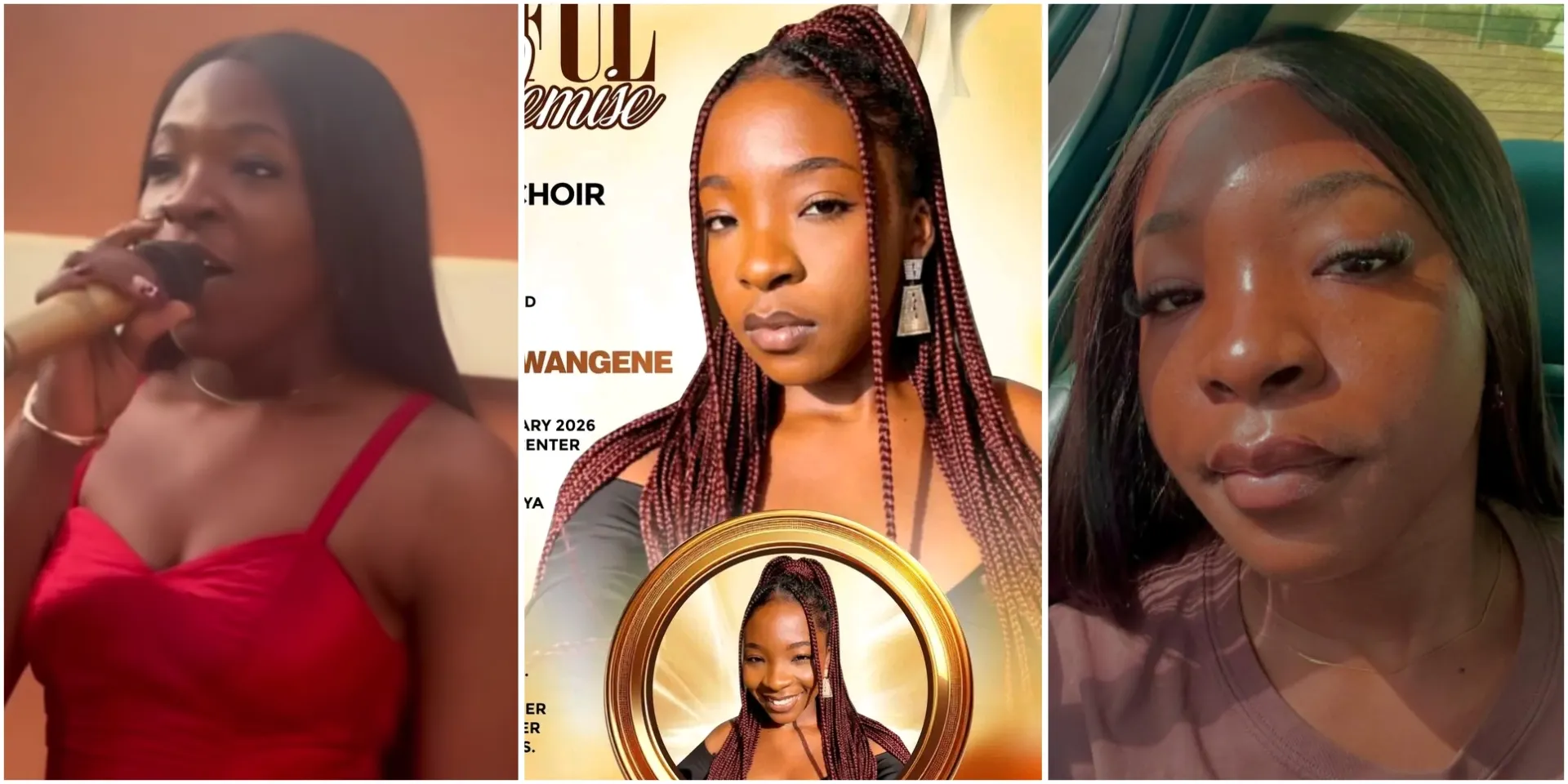 “Dem don first family release poster”: Nanyah’s choir mourns, reveals exact date and where she died