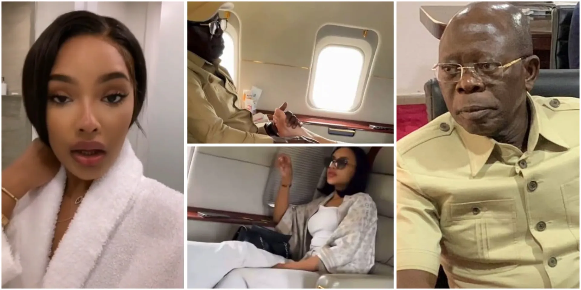 “She don cast am”: South African adult content creator fires back after Adams Oshiomhole claimed their private jet video was generated by AI