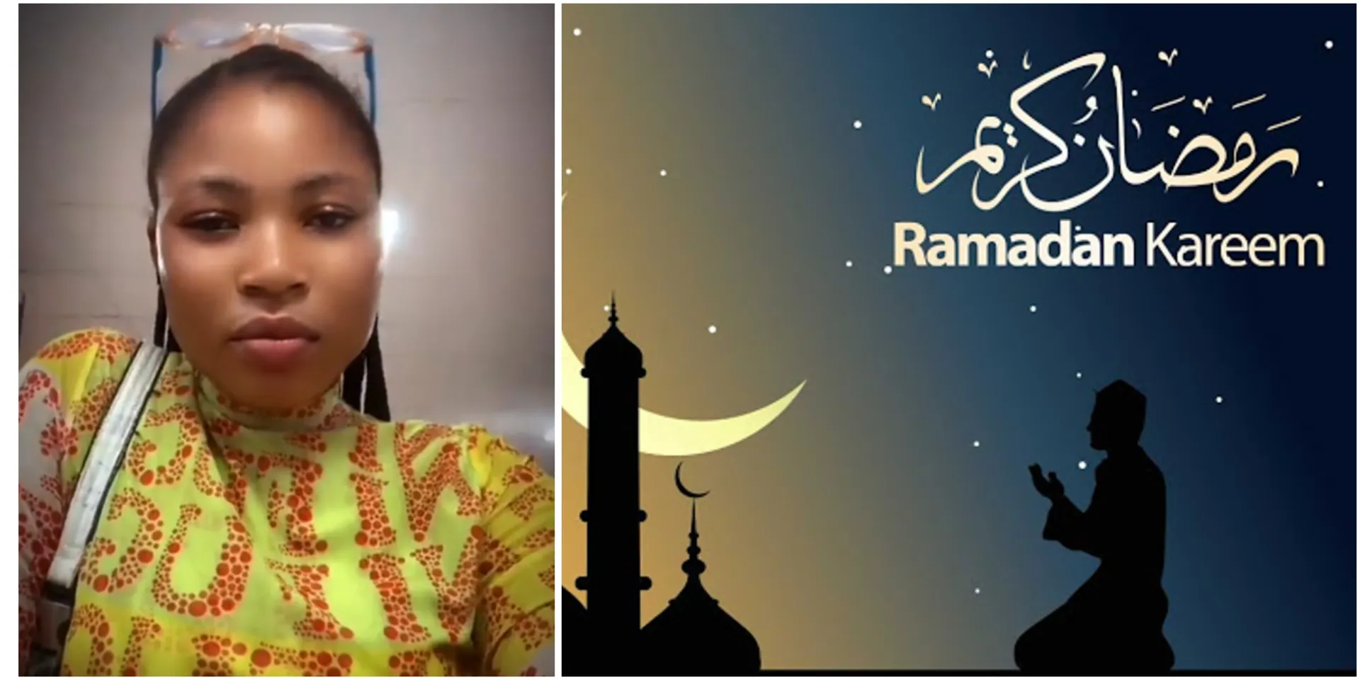 “Guess what I found”: Lady who visited mosque on day 2 of Ramadan shares what she saw (Video)